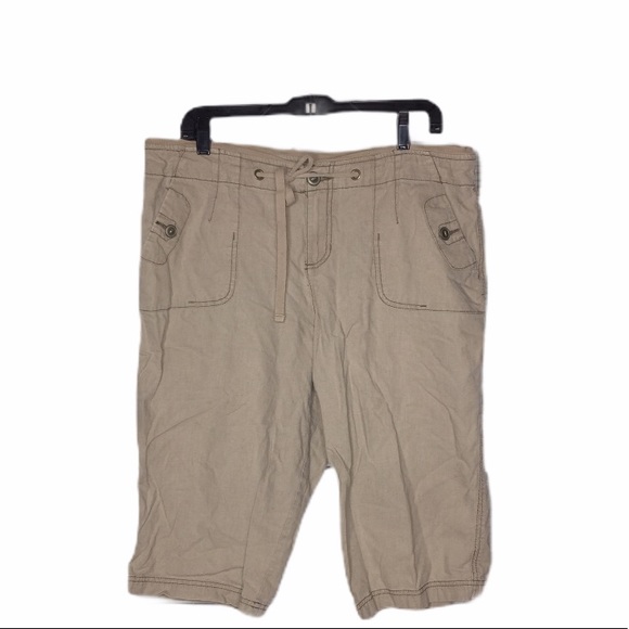 Sonoma Size 14 Khaki/Tan Bermuda Style Shorts